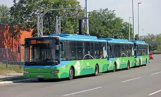 Электробусы Chariot Elbus (Higer KLQ6125GEV3)  на маршруте № ЕКО1