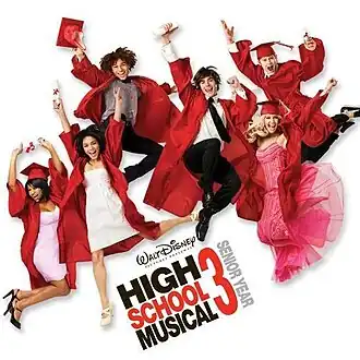 Обложка альбома актёров из «Классный мюзикл: Выпускной» «High School Musical 3: Senior Year» (2008)
