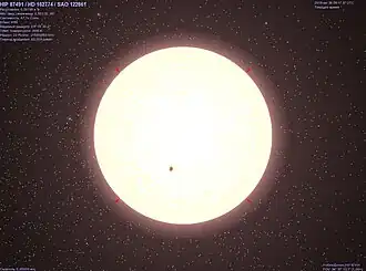 HIP 87491 в программе Celestia.