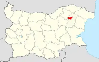 Община Хитрино на карте