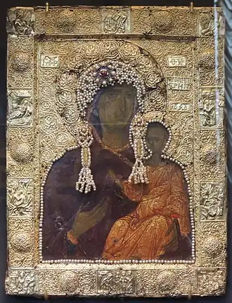 Икона «Богоматерь Одигитрия», XV век