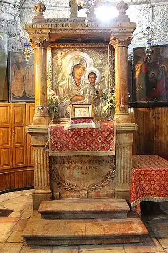 Список иконы в храме Успения Божией Матери в Гефсимании в Иерусалиме