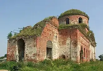 Троицкая церковь в усадьбе Болычево