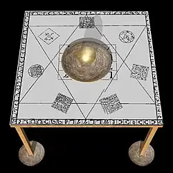 Компьютерная модель священного стола, использованного Джоном Ди