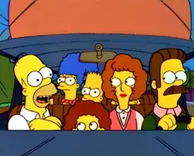 Симпсоны и Фландерсы отправляются на пикник