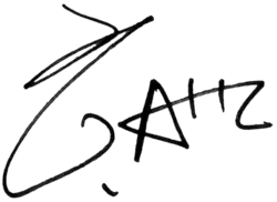 Изображение автографа