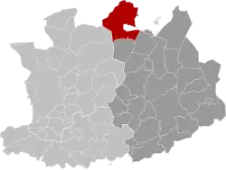 Расположение муниципалитета на карте провинции