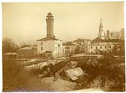 Каланча в начале XX века.