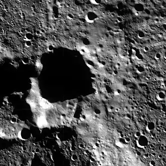 Снимок зонда Lunar Reconnaissance Orbiter.