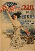 "Fight or buy bonds. Third Liberty Loan," 1917.