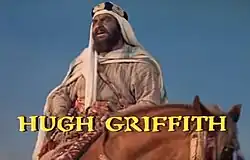 Хью Гриффит в роли шейха Илдерима в экранизации 1959 года