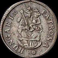 Полтура, 1704 год, медь.