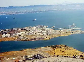 Аэрофотоснимок Военно-морской верфи Сан-Франциско, 2006 год