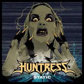 Обложка альбома Huntress «Static» (2015)