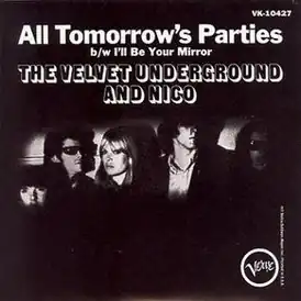 Обложка сингла The Velvet Underground и Нико «All Tomorrow’s Parties» (1966)