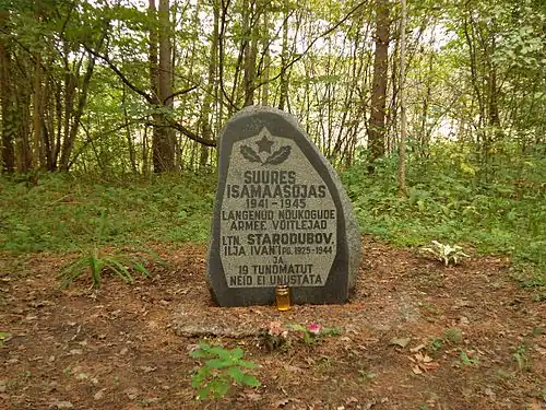 Братская могила советских воинов, павших во Второй мировой войне, 2014 год