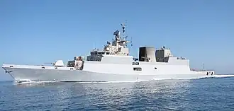 «Каморта» во время ходовых испытаний