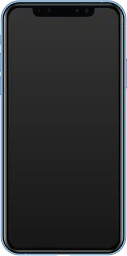 iPhone XR в голубом цвете