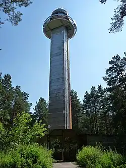Башня тестовой антенны (снесена в 2023)