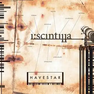 Обложка альбома I:Scintilla «Havestar» (2006)