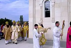 Освящение храма Святого Георгия в Ианети 19 июля 2003 г.