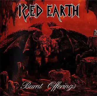 Обложка альбома Iced Earth «Burnt Offerings» (1995)