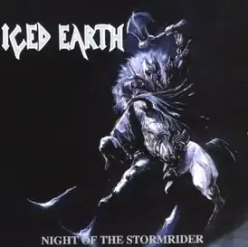 Обложка альбома Iced Earth «Night of the Stormrider» (1992)