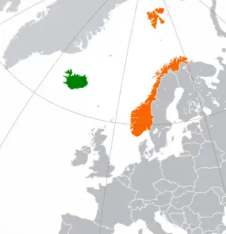 Исландия и Норвегия