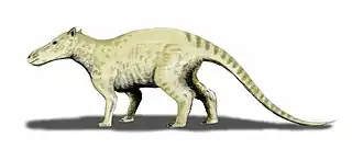 Реконструкция от палеохудожника Нобумичи Тамура