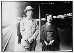 Токугава Иэмаса с женой