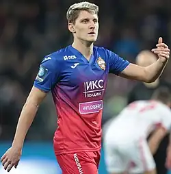 В составе ЦСКА в 2022 году