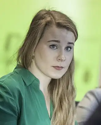 Суомела на саммите правительственных партий по климату в феврале 2020 года