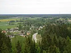 Вид на Ийзаку со смотровой вышки на горе Тяривере, 2007 год