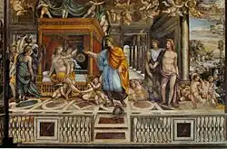 Содома. Семья Дария перед Александром Великим. Деталь композиции «Свадьба Александра и Роксаны». 1509