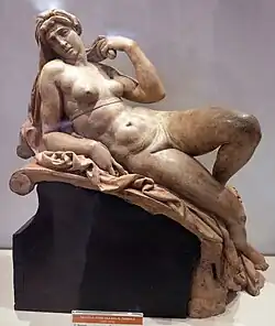 Н. Триболо. Утро (Аврора). Моделло к скульптуре Капеллы Медичи. Между 1534 и 1537. Терракота. Барджелло, Флоренция