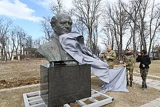 Открытие бюста в Шуше 15 января 2021 года