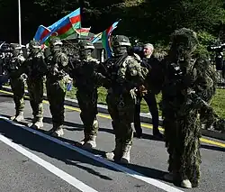 На пограничной заставе «Лаза» Шекинского погранотряда в 2016 году