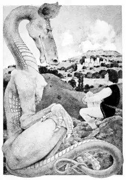 Иллюстрация Максфилда Пэрриша к сборнику «Дни мечтаний» (1902)