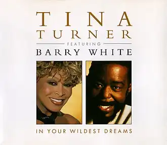 Обложка сингла Тины Тёрнер и Барри Уайта «In Your Wildest Dreams» (1996)