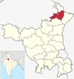 Амбала на карте