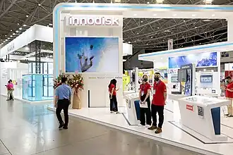 Стенд Innodisk на выставке COMPUTEX Taipei, 2022 год
