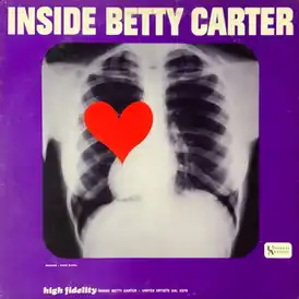 Обложка альбома Бетти Картер «Inside Betty Carter» (1964)