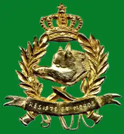 Кокарда арденнских егерей