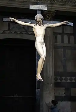 Микеланджело Буонарроти. Распятие церкви Санто-Спирито, Флоренция. 1492—1493. Дерево