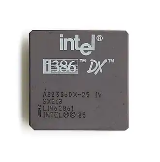 Intel i386DX, 25 МГц