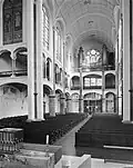 Мезонин (матроней) интерьера церкви Святого Кириака. 1882 г. Архитектор А. С. Блейс. Хорн, Нидерланды