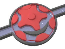 В этом насосе с внутренним зацеплением жидкость перемещается слева направо