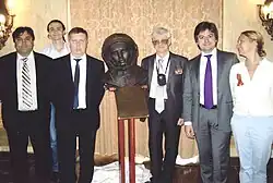 Открытие скульптурного бюста Ю.А.Гагарина в бронзе 06.05.2015 г., г. Гавана, Республика Куба