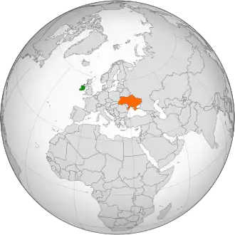 Ирландия и Украина