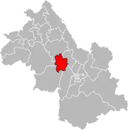 Тюллен на карте